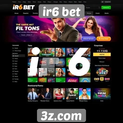 Interface e usabilidade do site ir6 bet